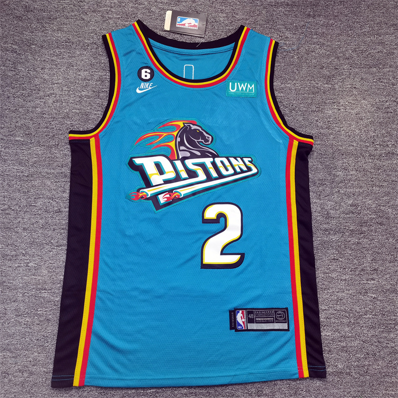 Men Detroit Pistons #2 Cade Cunningham Green Nike 2025 NBA Jersey